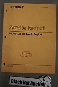 CAT Caterpillar 3406C Diesel Truck Engine Service Shop Manual