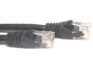 CAT6 CAT 6 100 FT 100FT Ethernet Network Cable Black RJ45   Computer 