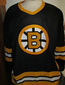 CCM Vintage Hockey Boston Bruins Black Replica Jersey NHL