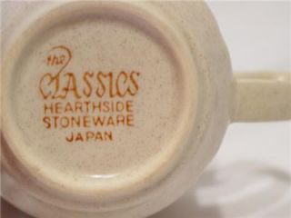 HEARTHSIDE Castlewood The Classics Stoneware Cup & Saucer Set (S) sets 