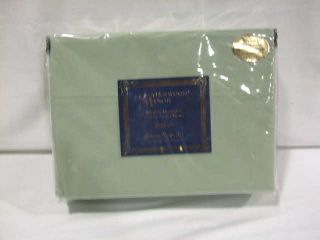 CASTLEWOOD MANOR   800 Thread Ct Sage Green Queen Sheet Set