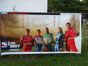  Car Racing Schedule Banner   Danica Patrick Marco Andretti Castroneves