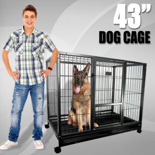   Pet Cat Bird Crate Cage Thick Heavy Duty Metal Kennel Cages New