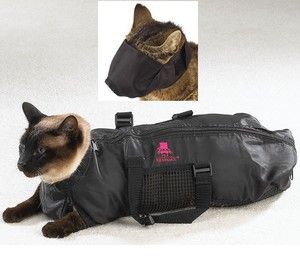 Cat Grooming Bag No Scratching Biting Restraint Bathing Cut Nails Free 