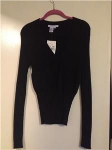 cabi carol anderson women s sweater black large nwt