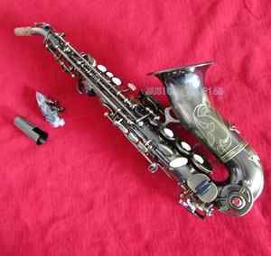   Antique New Curved Soprano Saxophone BB Sax with Case