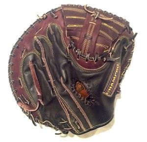 Champro Padded Black Leather Catchers Baseball Mitt Glove