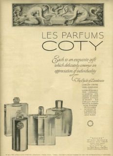 1926 les parfums coty magazine advertisement
