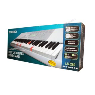 New Casio LK 280 Portable Keyboard Light Up 61 Keys Electronic Digital 
