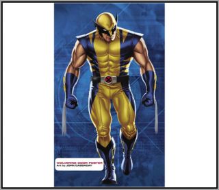   Wolverine Door Poster by John Cassaday 20 x 55 SEALED MISB