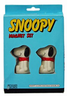 snoopy ceramic magnet set