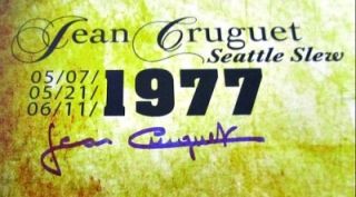 Ron Turcotte Jean Cruguet Steve Cauthen Autographed Triple Crown Glory 