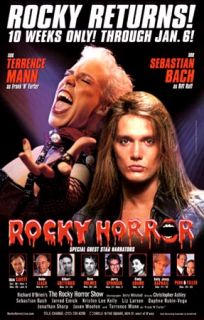 Original Broadway Poster ~The Rocky Horror Show~ Terrence Mann 
