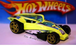 2008 Hot Wheels Web Trading Cars 100 Brutalistic Yello