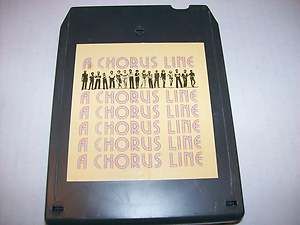 Chorus Line Original Cast Recording 8 Track Tape