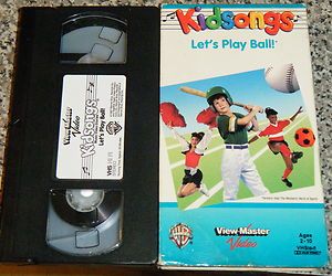   Music Story Video Tape Lets Play Ball Centerfield I Get Around