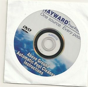   Above Ground Automatic Pool Cleaner Instruction CD Disc Only