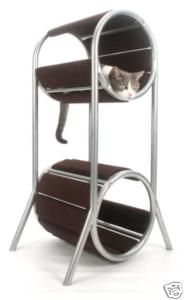 Cat Condo Tree House Espresso Double Tower Large