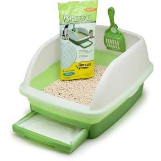 features of tidy cats breeze litter box unique cat litter box system 