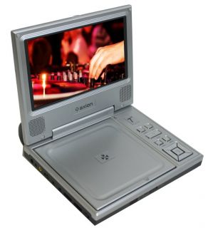   LCD Widescreen Portable Car Home DVD CD  Player Silver