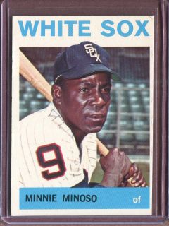 search our store pesamember 1964 topps 538 minnie minoso vg ex 