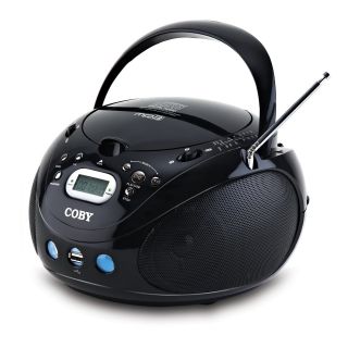 Coby MPCD471 Portable  CD Player with Am FM Radio USB Port