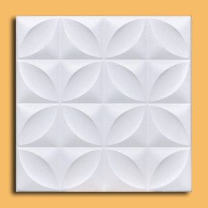   Closter White Styrofoam Ceiling Tile Easy Instalation Glue Up