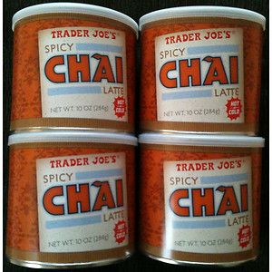 Canisters Trader Joes Spicy Chai Latte Mix Fast Shipping