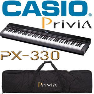 CASIO Privia PX 330 88 Key Digital Keyboard Piano + Carry Bag