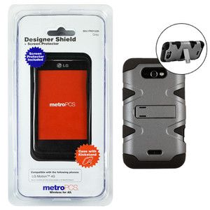 Designer cell phone kickstand case ~ Metro PCS Lg Motion 4G w/ screen 