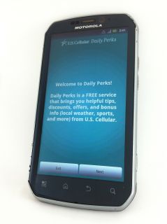 Motorola MP853 Electrify (US Cellular) Android Smartphone w/8MP Camera 