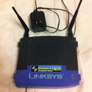 Linksys WRT54G 4 Port 10 100 Wireless G Router