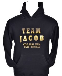 Team Jacob Hoodie Twilight Blk Gold Size Small XXL