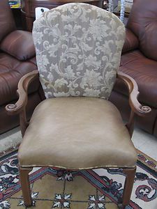   Homestead Upholstered Party Arm Dining Chair Caster 711 779