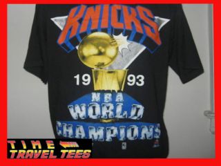 Vintage New York Knicks 1993 NBA Champions T Shirt L XL
