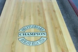 Grand Champion 16 Table Shuffleboard with Scoreboard