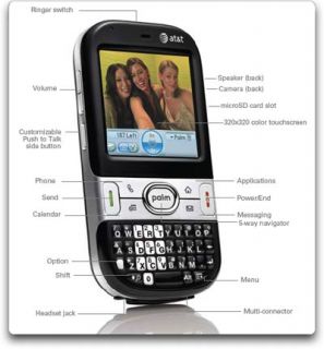 Palm Centro Glacier White Unlocked GSM Smartphone 899794006790