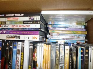 Wholesale Lot of 250 DVDs Movies UFC Chappelle Green Mile