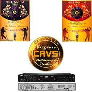 Cavs 203G USB Karaoke Player 1800 DK MILLENIUM Super CDG Song 
