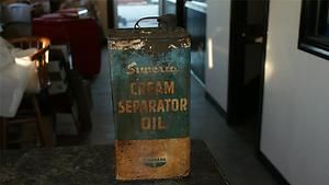 Standard Oil SUPERLA Cream Separator Oil Can, 10 TALL CAN