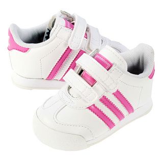 Adidas Samoa CF I TD Toddler Size 6 White Athletic Shoes  