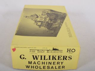   Miniatures FSM #255 HO G. Wilikers Machinery Wholesaler Craftsman Kit