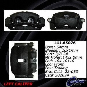 Centric Parts 141 65076 Front Left Rebuilt Caliper With Hardware
