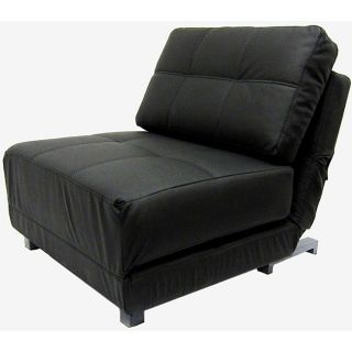 new york black convertible chair bed ccb nyk pux blk