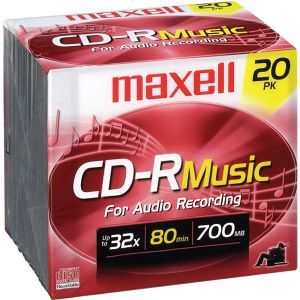maxell cd r 80 mu gold note the condition of this item is new mfr