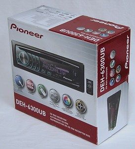   New Pioneer DEH 6300UB CD Car Stereo iPod USB Audio CD Player Reciever