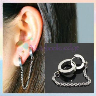 1pc Ear Cuff Stud Earring Chain Boho Gothic Punk Design for Pierced 