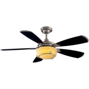   Fulton 52 in Brushed Nickel Indoor Ceiling Fan w Remote 23509
