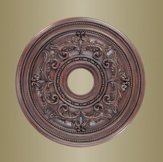 NEW 18 in. Wide Chandelier Ceiling Medallion, Imperial Bronze, Livex 