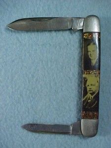   President Herbert Hoover & Charles Curtis 2 Blade Pocket Folding Knife
